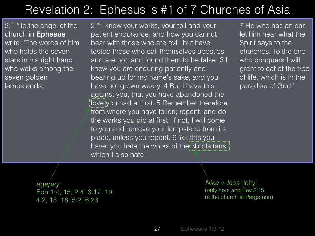 Ephesians 1 vs. 3-12.027