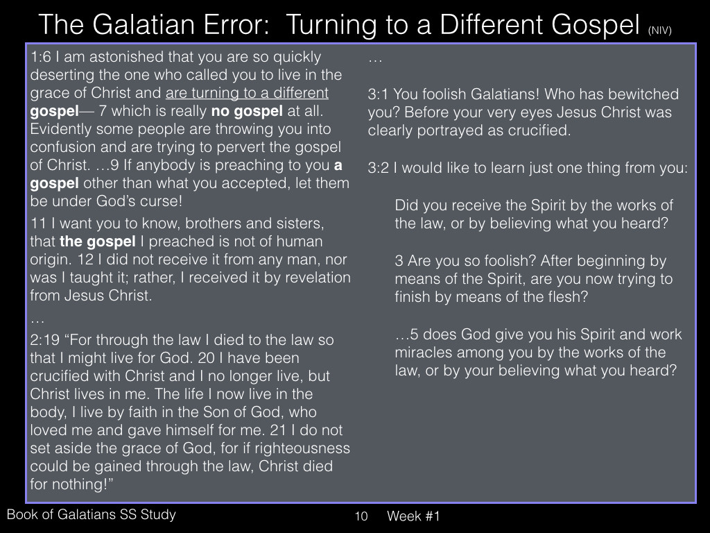 Galatians, Week #1.010